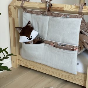 Boróka zsebes tároló - Gépsárkányok/Ezüst