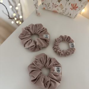 Scrunchie, kímélő hajgumi - Rose