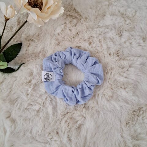 Scrunchie, kímélő hajgumi - Holdkő (pamut)