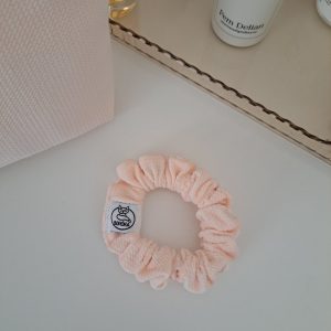 Scrunchie, kímélő hajgumi - Púder