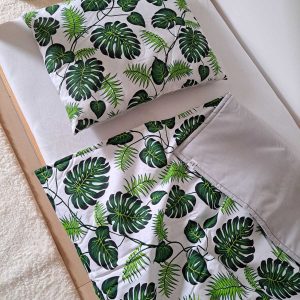 Boróka - ovis takaró + párna szett (Amazónia-Ezüst)