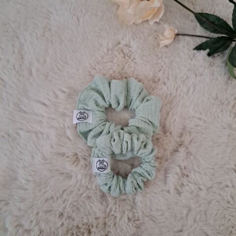 Scrunchie, kímélő hajgumi - Maldív (pamut)