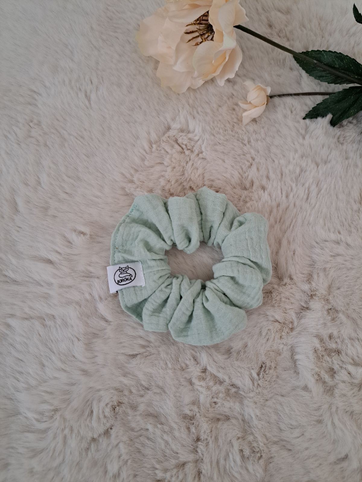 Scrunchie, kímélő hajgumi - Maldív (pamut) - Image 2